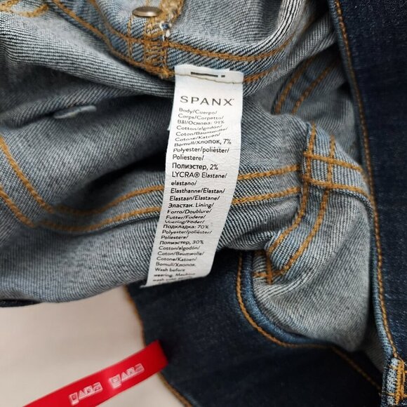 Spanx Straight Leg Pull On Jeans Size 1X - Picture 11 of 12
